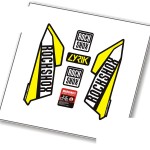 Mountain Bicycle Fork Decal Stickers for rock shox lyrik 